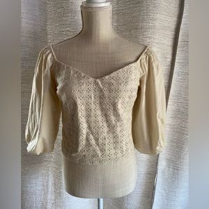 NWOT Gorgeous eyelet blouse - Express